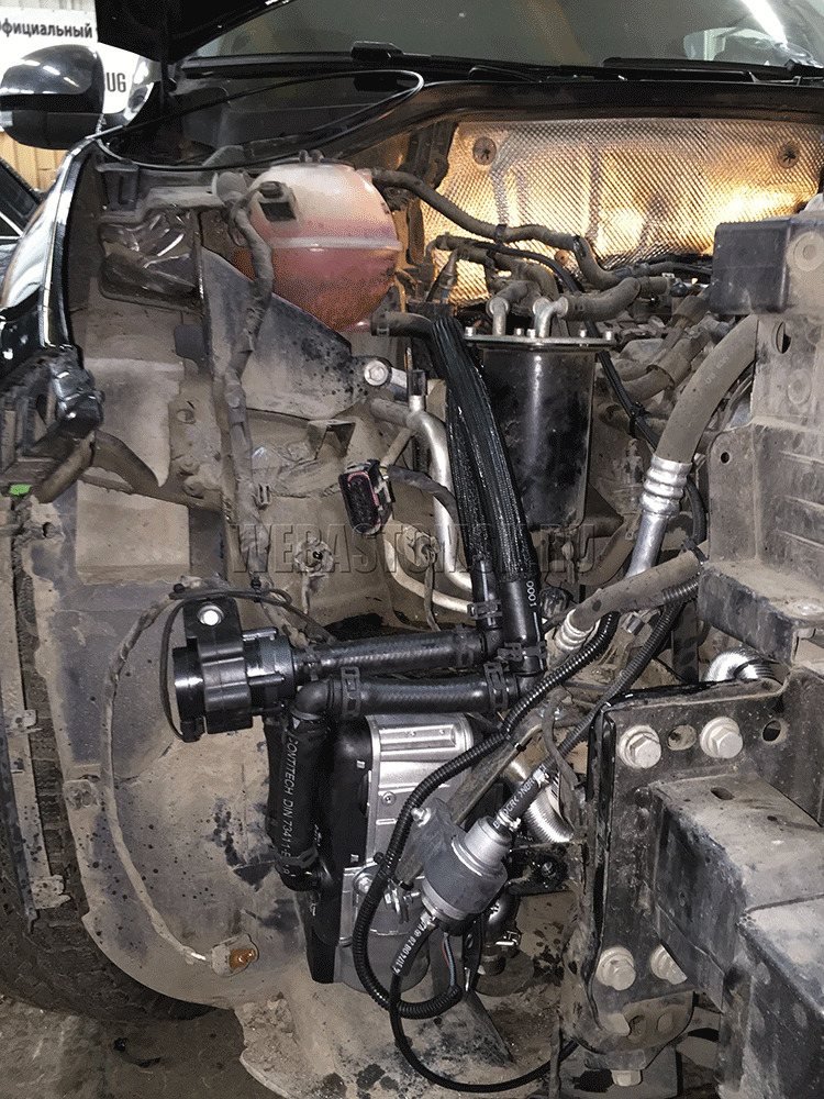 Volkswagen Tiguan I Diesel. Установка Webasto Thermo Top Evo Volkswagen Tiguan I Diesel. Установка Webasto Thermo Top Evo