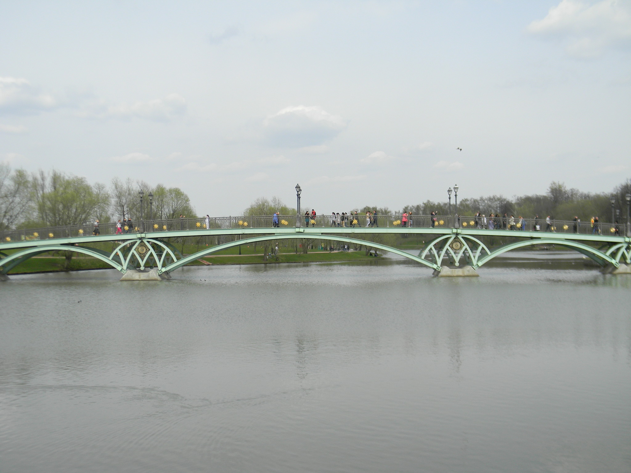 Мост по проекту В.С. Кереметчи. Средний Царицынский пруд
