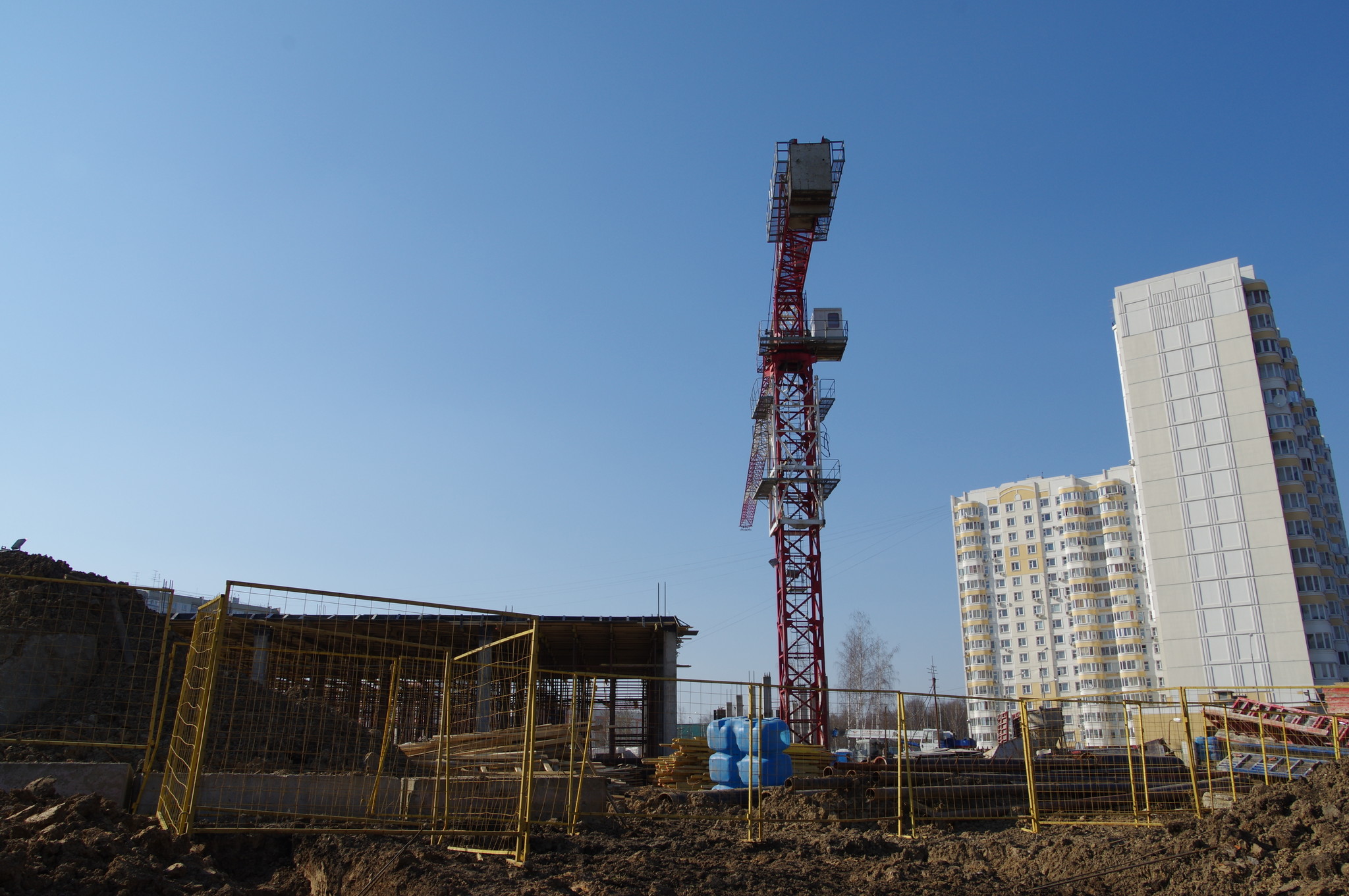 Строительство нового здания подстанции скорой помощи в 4-м микрорайоне Северного