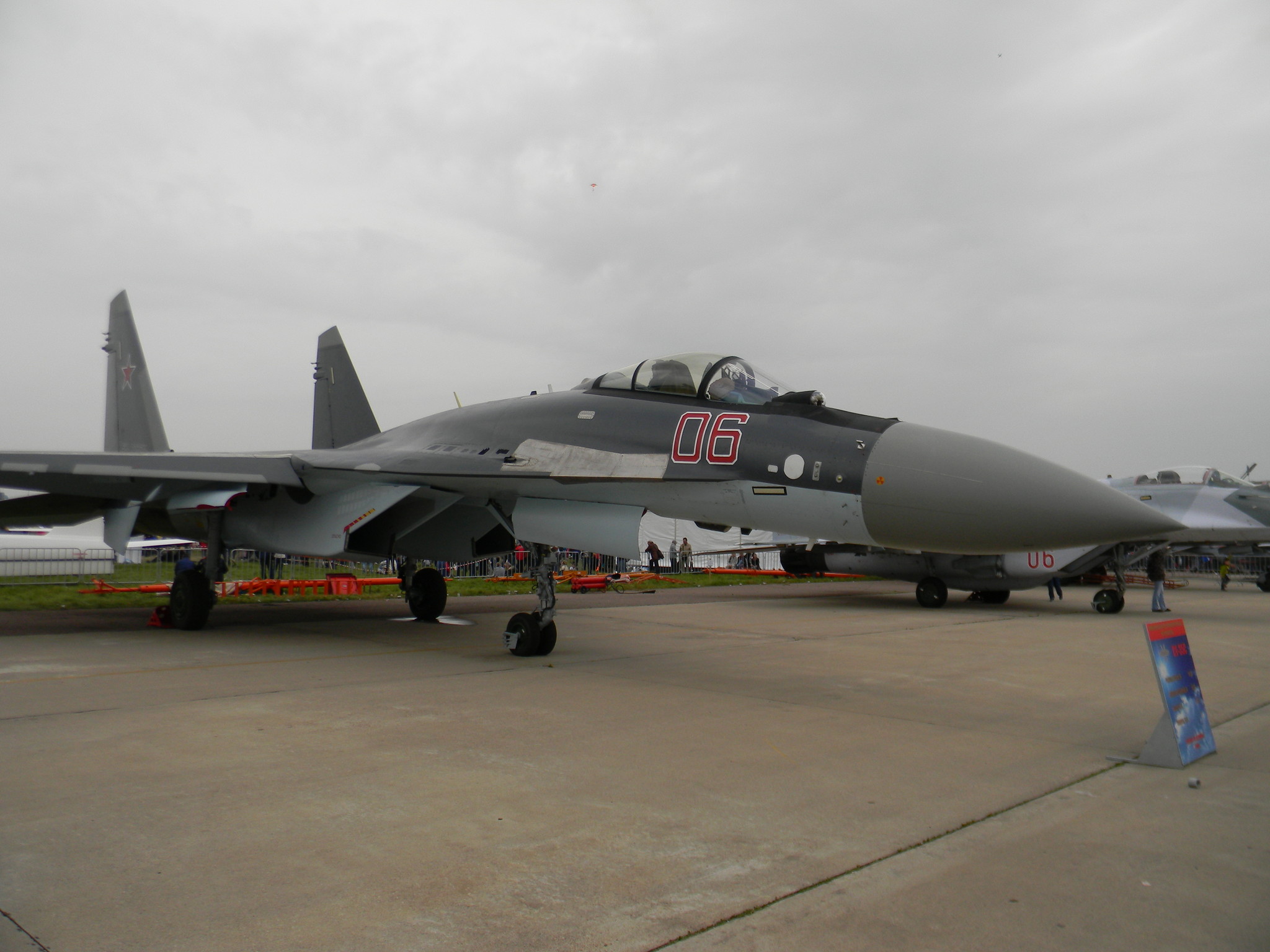 Су-35С ВВС России в окраске принятой с 2010 по 2013 года