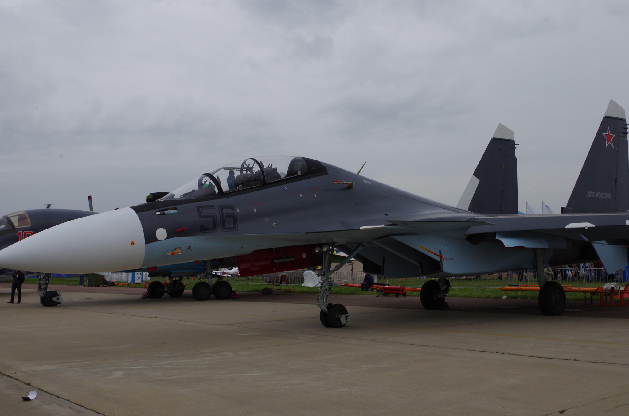 Многоцелевой двухместный истребитель Су-30СМ