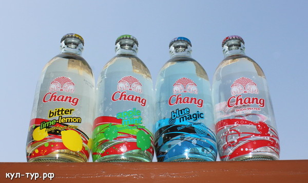 Chang минералка в тайланде напитки жажда