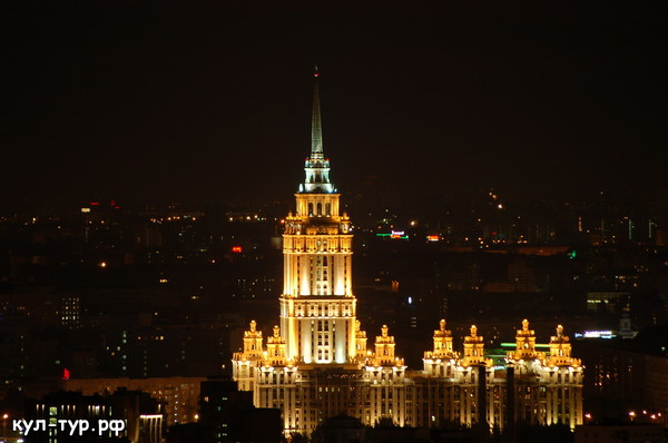 гостиница украина ночью