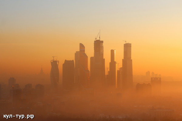 закат москва сити