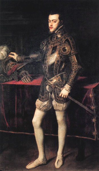 Portrait of Philip II in Armour, 1550-51, Museo del Prado, Madrid