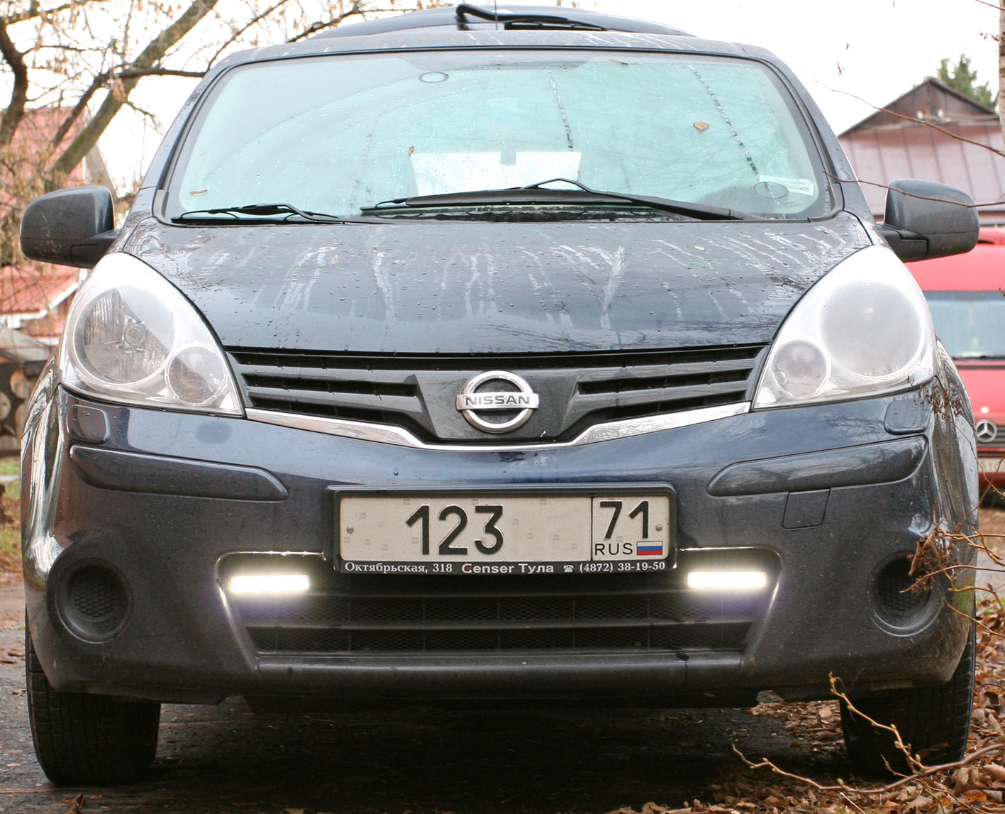 Линзованые светодиодные ПТФ для Nissan Note (2005-2009г)