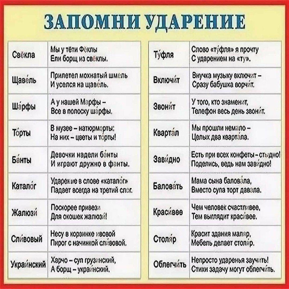 полки с ударением на и