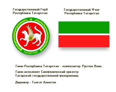 Как выглядит герб и флаг татарстана