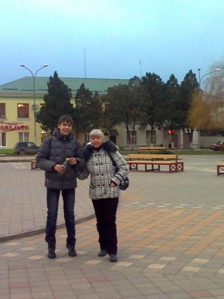 я и сынок январь2011 Белореченск