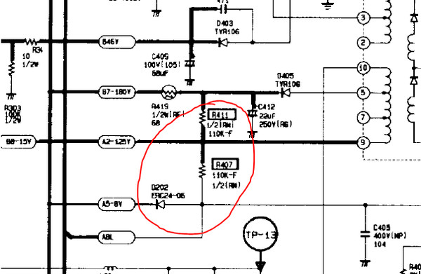 Samsung ck 14f1vr принципиальная схема