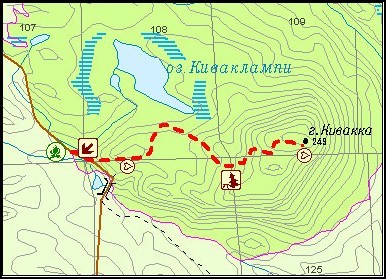 Гора ваатвара в карелия карта