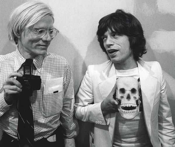 Andy Warhol & Mick Jagger