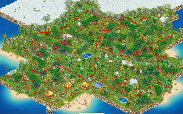 Остров черепах таонга карта прохождение