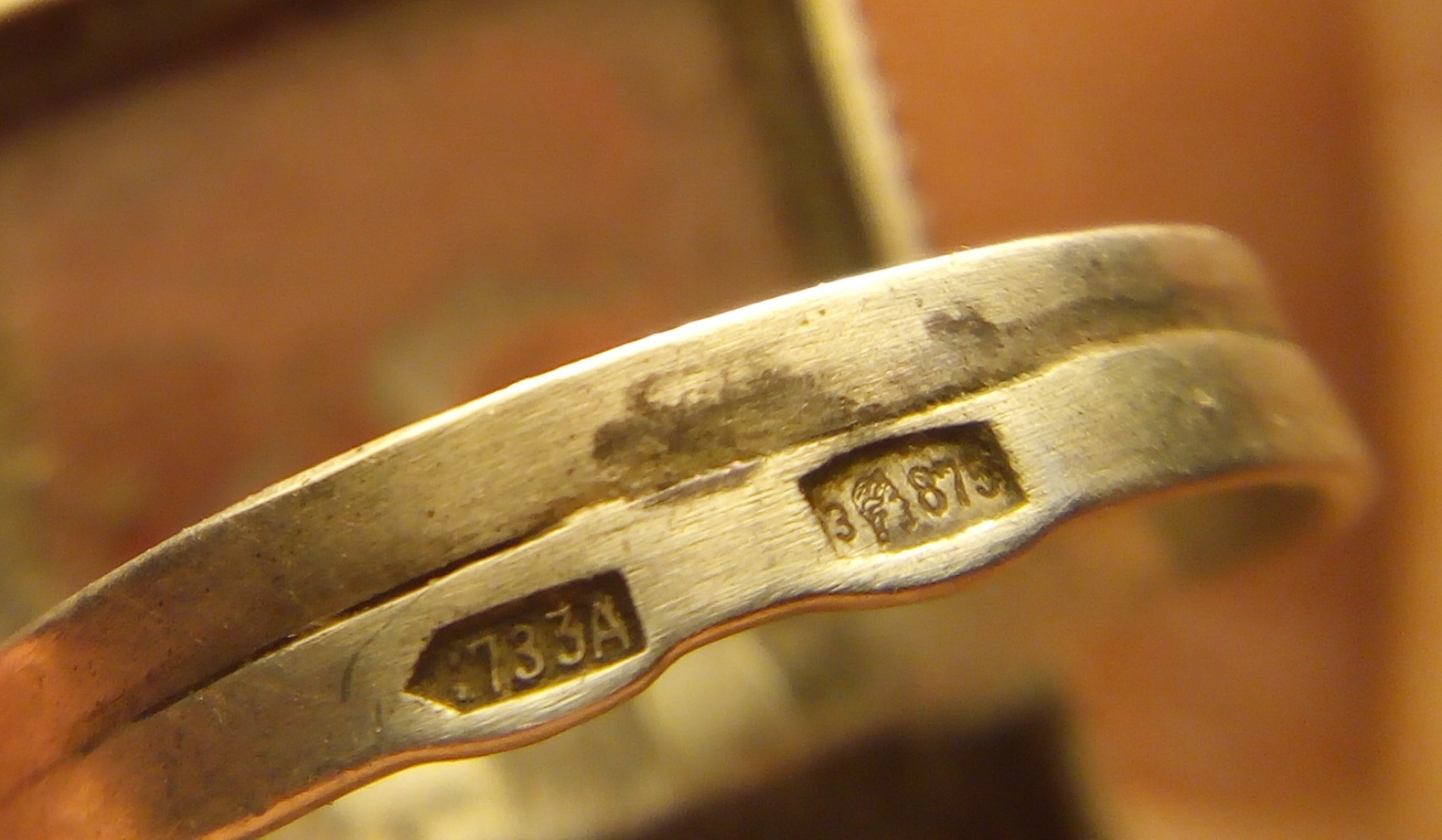 Russian ring with interesting hallmarks - www.925-1000.com