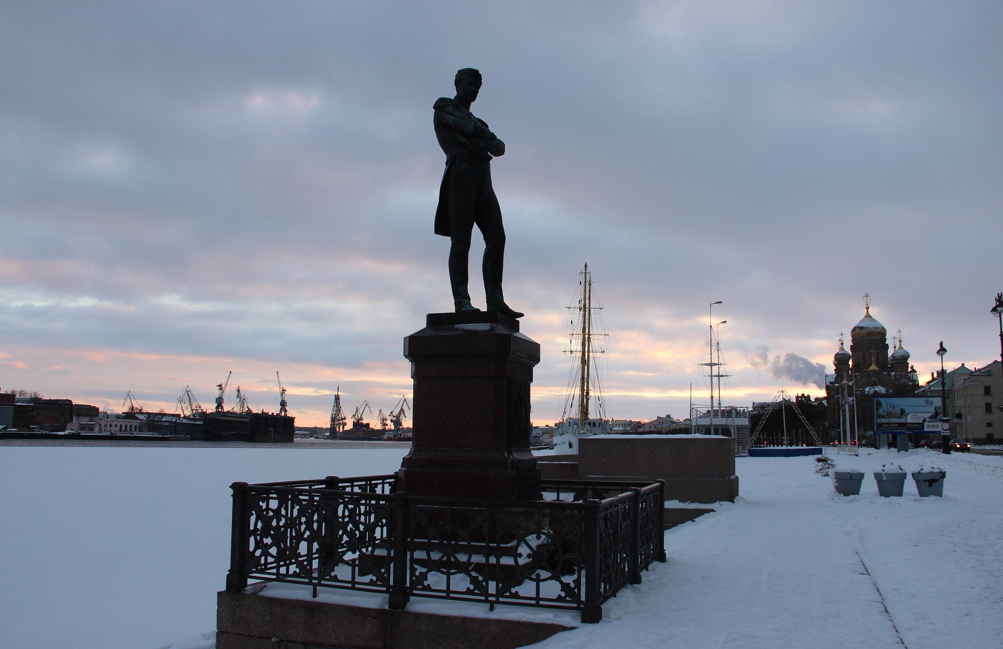 памятник крузенштерну в санкт петербурге