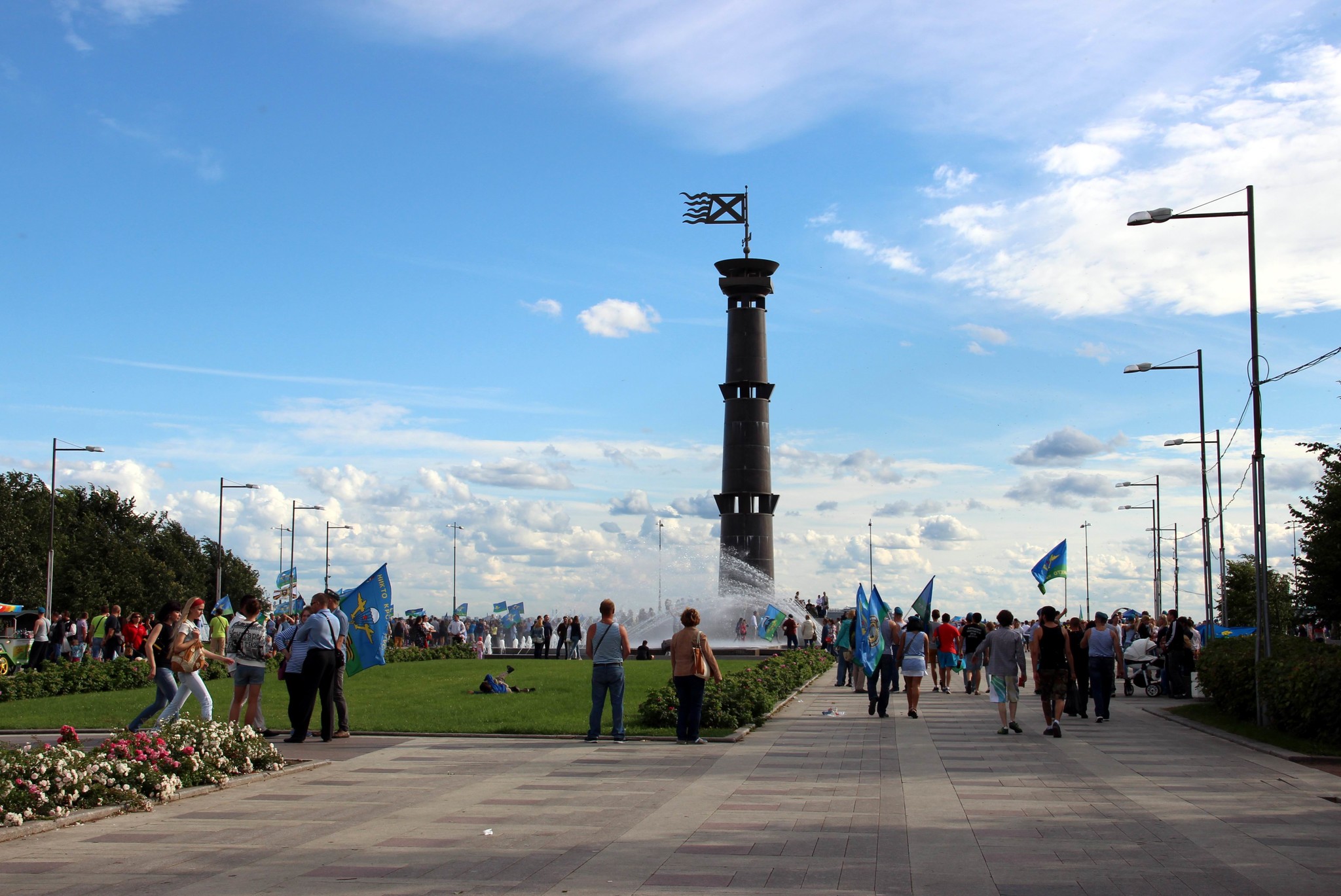 горка в парке 300 летия спб