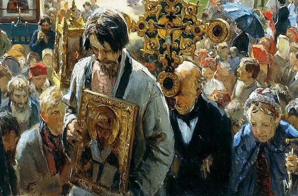 Картина встреча иконы