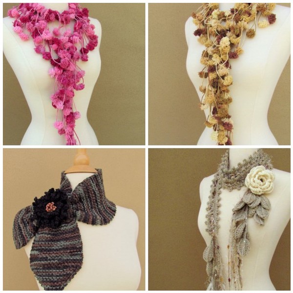 Как украсить себя шарфами