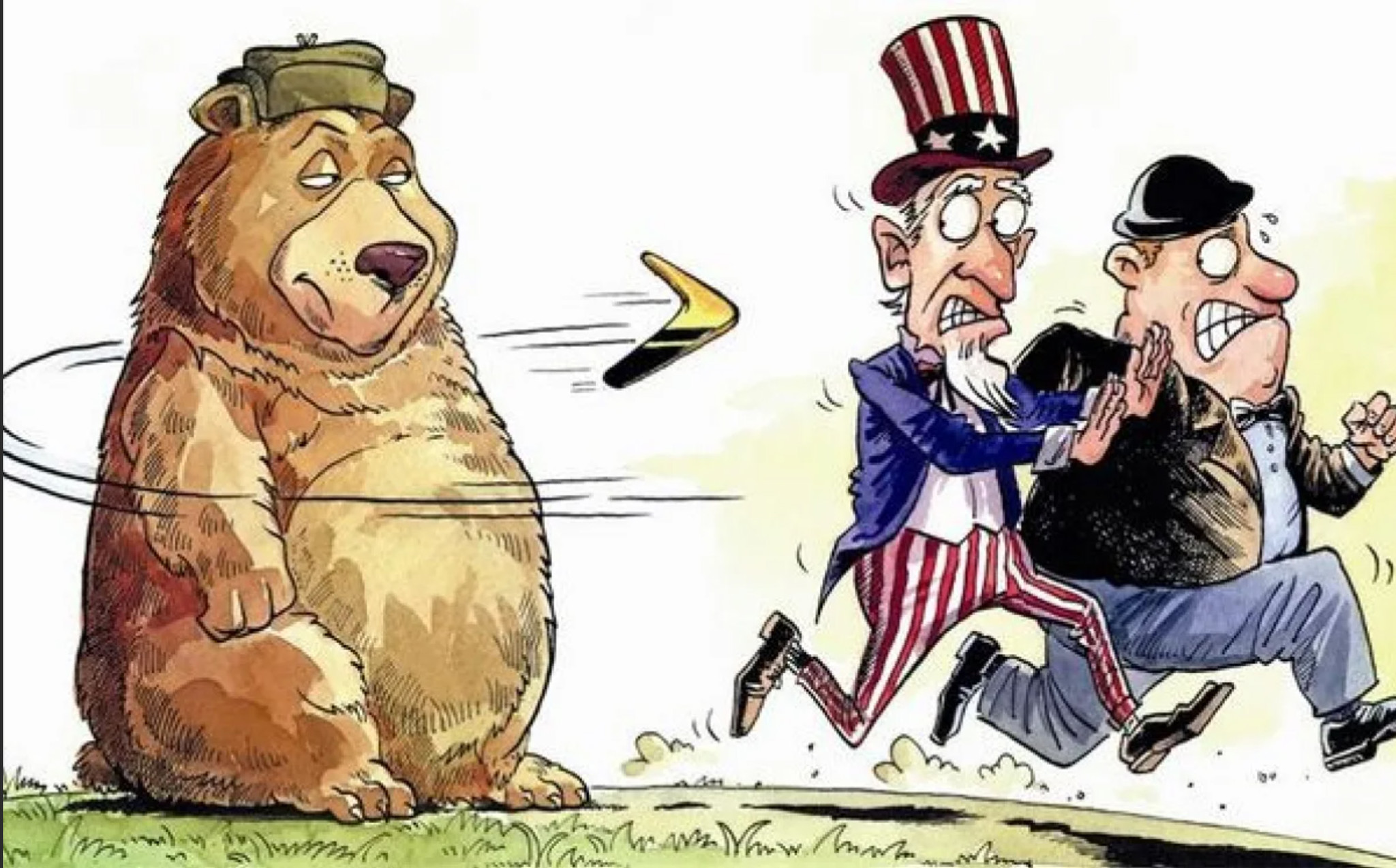 Н против россии. Американские карикатуры. Американская политическая карикатура. Карикатуры на американцев. Россия и США карикатуры.