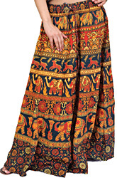 этническая юбка из индии