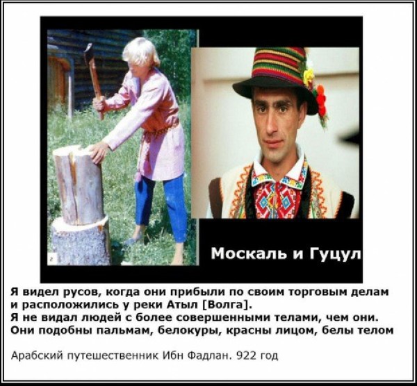 Москаль. Украинцы не славяне демотиваторы. Украинские демотиваторы про москалей. Русские европейцы. Шутки про гуцулов.