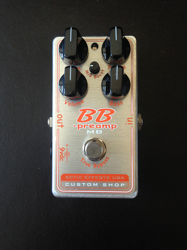 xotic bb preamp mb custom shop