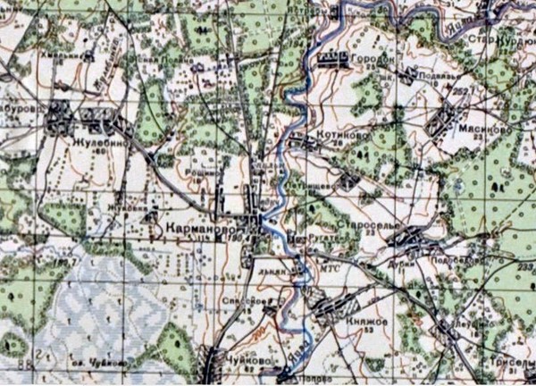 Смоленская область карманово карта