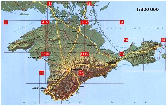 Владивосток крым карта