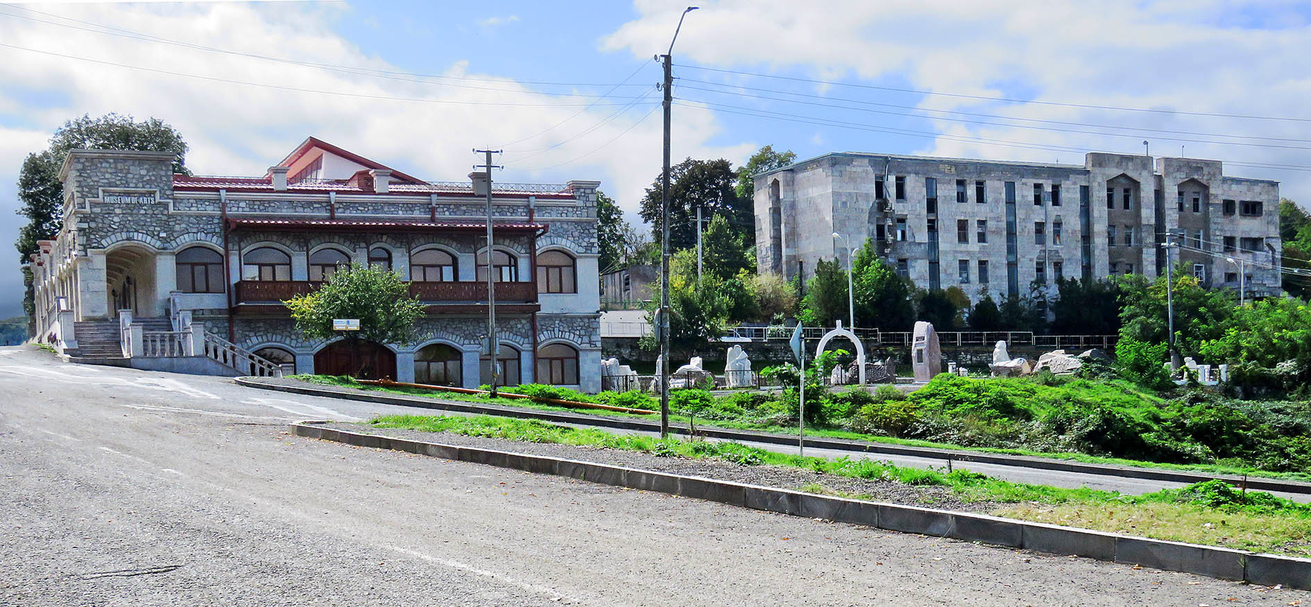 Шуша. Часть 2: Армянские кварталы "Зона заражения",Нагорный Карабах (Арцах),дорожное