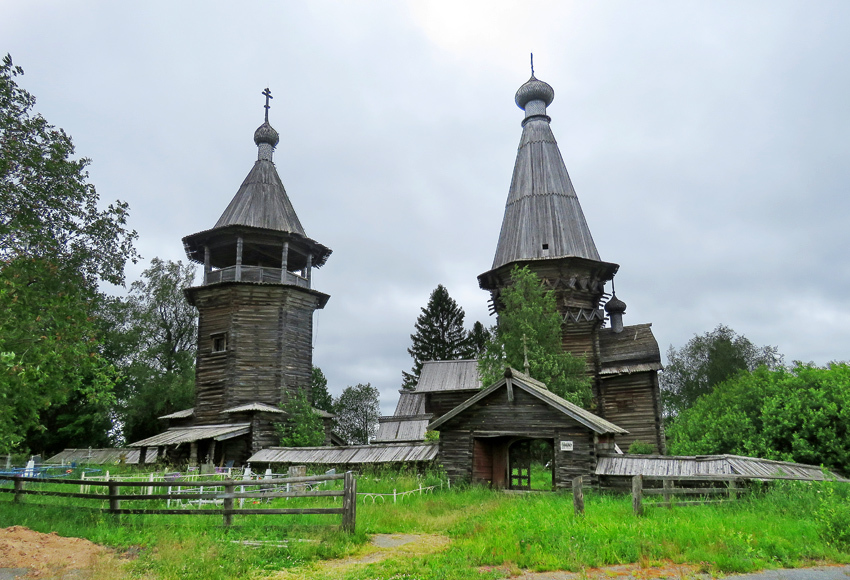 Деревянные церкви Руси  Русский Север,дорожное,деревянное
