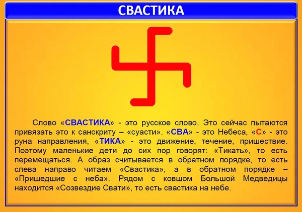 Изображение свастики статья