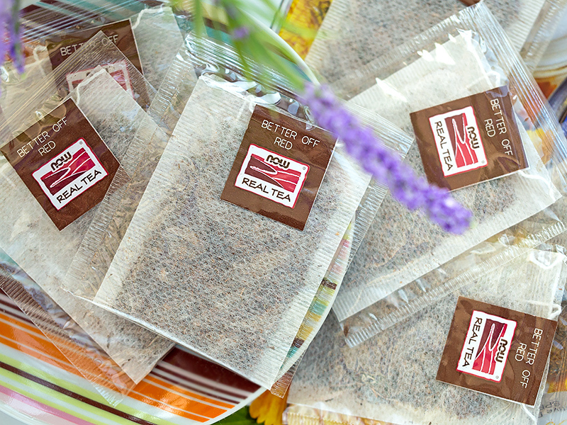 Органический ройбуш от Now Foods – удобный чай в пакетиках с iHerb Отзыв код скидка айхерб