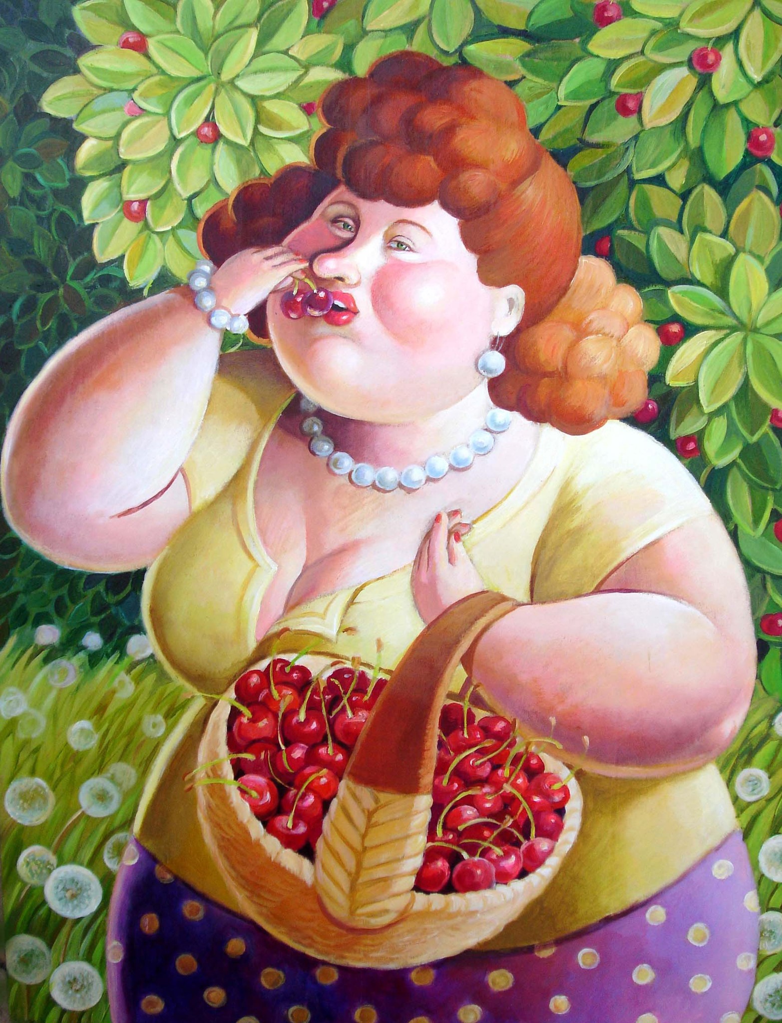 Новогодняя картинки, толстушки открытка