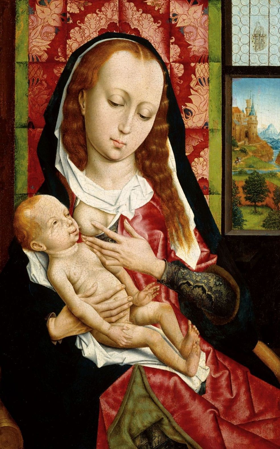 Мадонна с младенцем Рогер Вандервейден