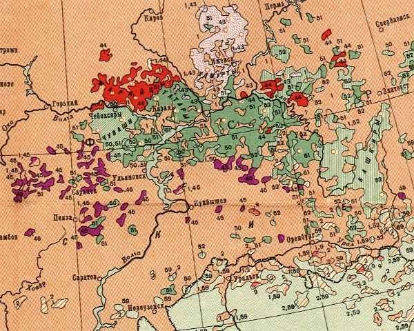 Татары карта расселения