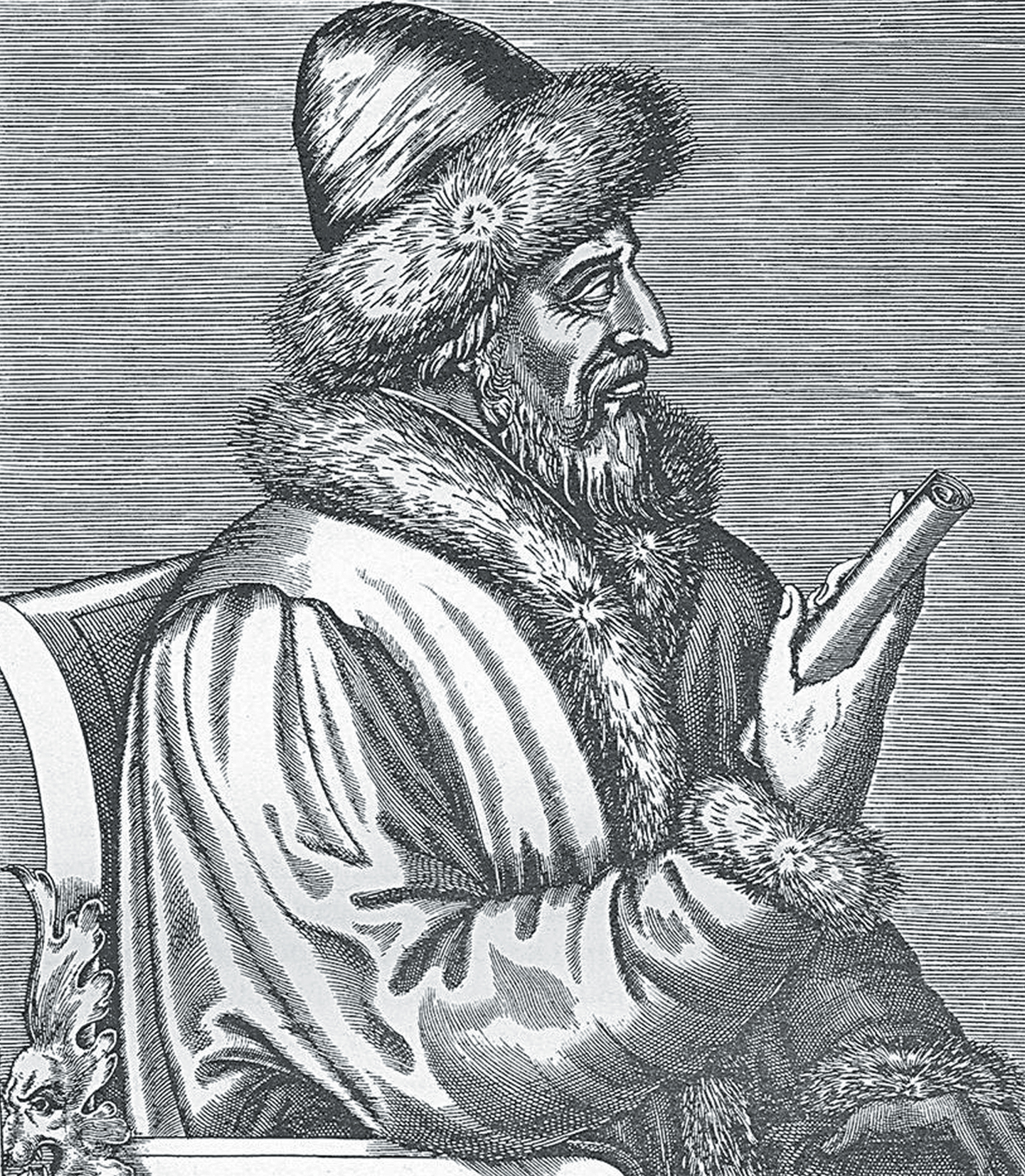 Василий III гравюра