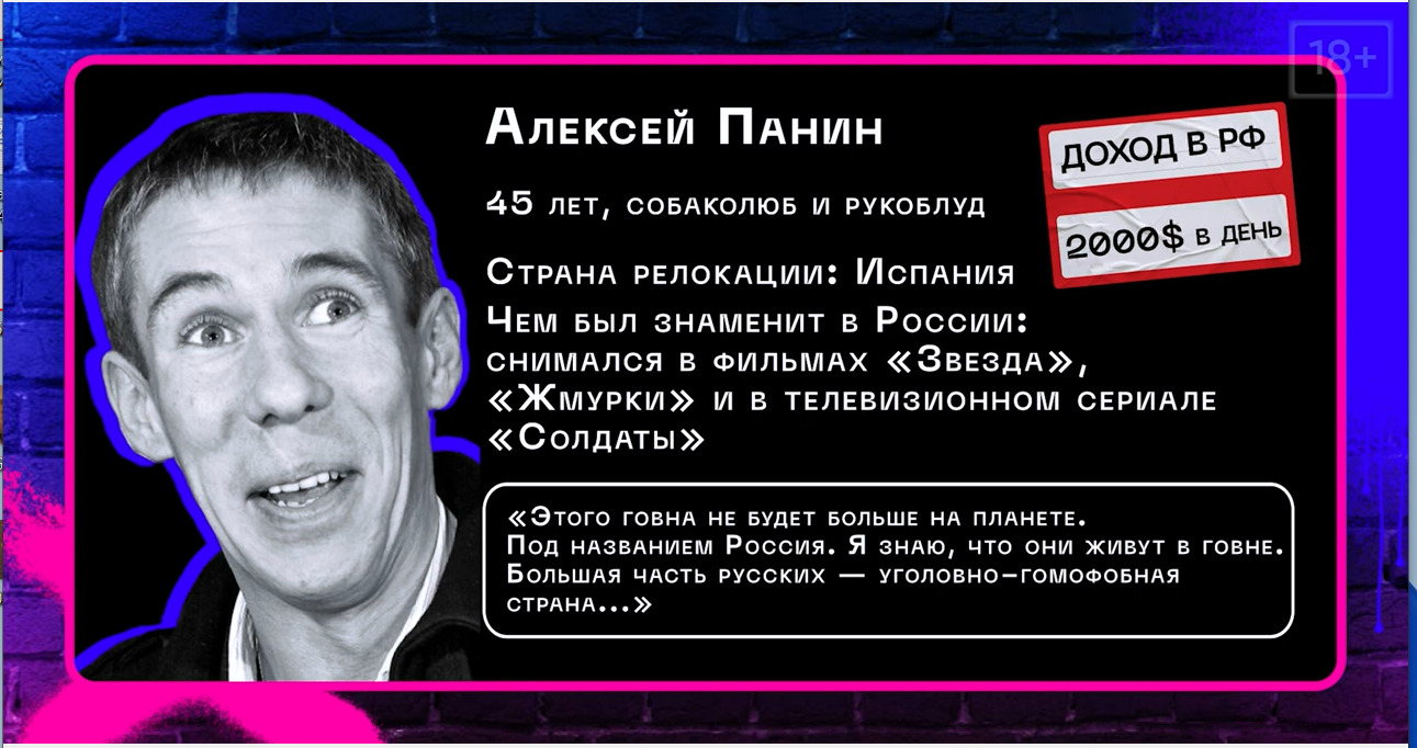 Алексей Панин: эротические фантазии, ВИЧ и награда от президента / Ох,  уехавшие / Телега Online: deda14 — LiveJournal