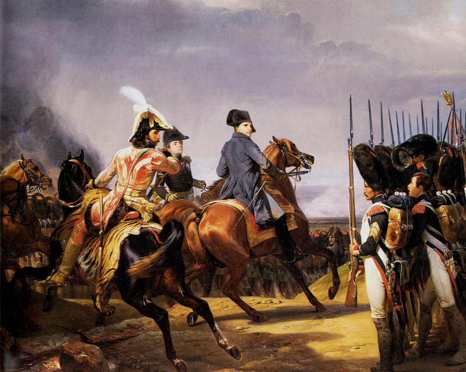 Император Наполеон I приветствует свою Гвардию в битве при Йене, Орас ВЕРНЕ