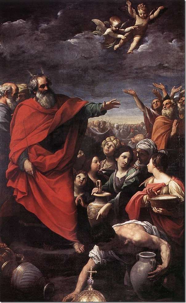 Гвидо Рени . Сбор манны небесной. 1614-15 г.