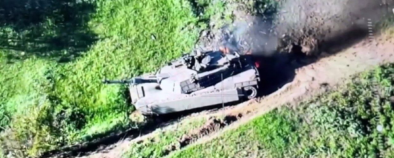 Российские военные обнаружили и поразили шестой по счёту американский танк M1A1 Abrams.