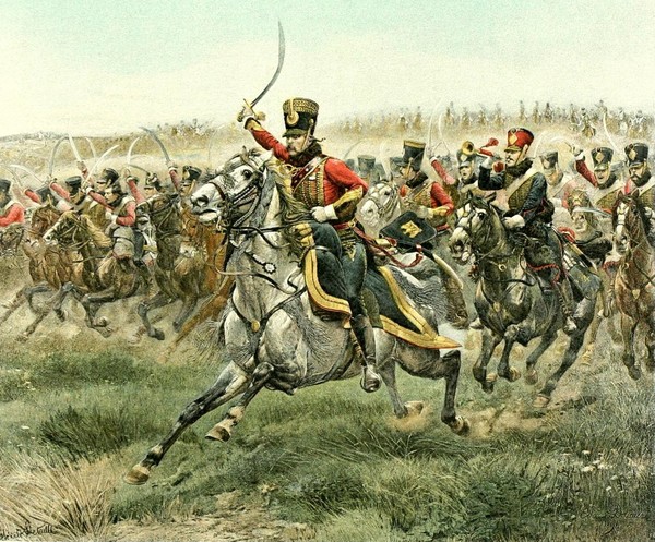 Кавалерийская атака картина