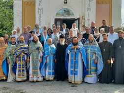 Liturghie sobornicească în cinstea icoanei Maicii Domnului „Pantanassa” — vindecătoare de cancer