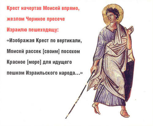 Катавасия крест начертав. Высказывания Моисея.