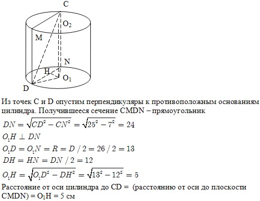 Точка окружности основания цилиндра. Отрезок СД равен 25 его концы лежат на разных. Концы отрезка ab лежат на окружностях оснований цилиндра. Отрезок СД равен 25 см его концы лежат на разных окружностях основания. Отрезок CD равен 25 его концы лежат на разных окружностях оснований.