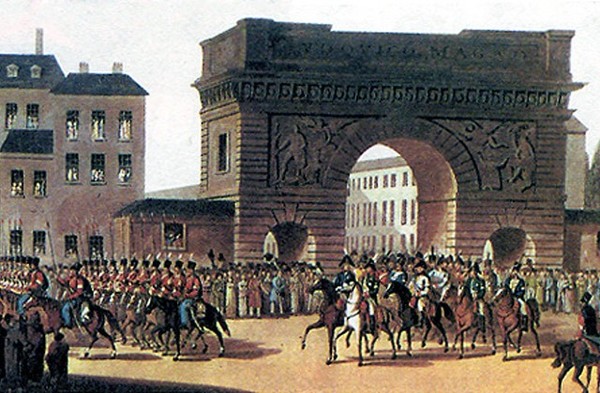 Русские в париже 1814 картина