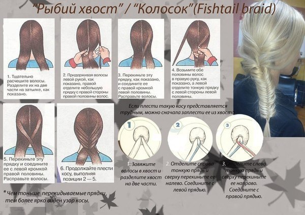Плетем колосок ребенку пошаговая инструкция с фото