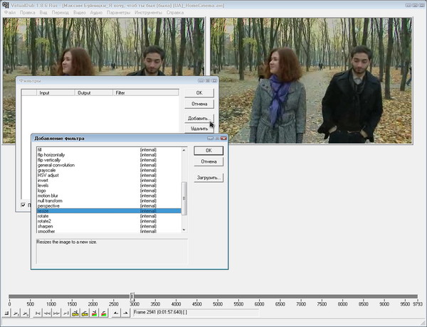 VirtualDub - Video-Filtr-Resize - 02