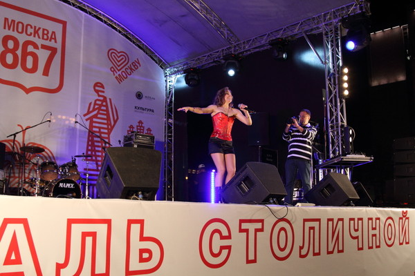Фестиваль столичной прессы певица ИРИНА КОЛЬБА