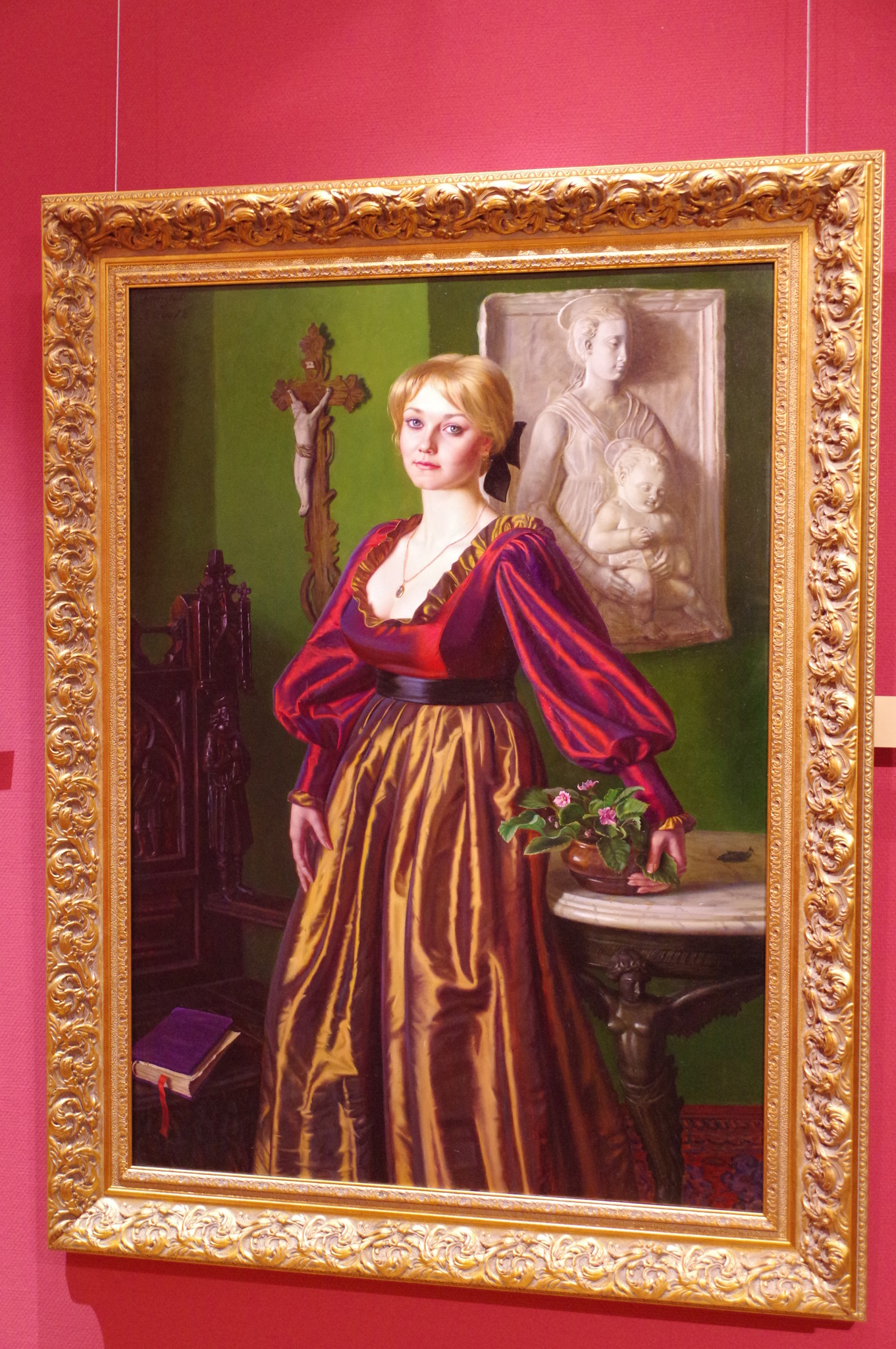 «Сонаты Петрарки». (Анастасия Дутикова). Александр Шилов, холст, масло, 2007