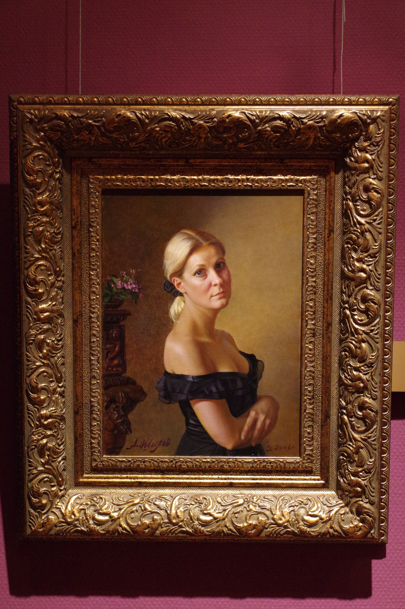 Ира Леонардова. Александр Шилов, холст, масло, 2006